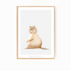Poster Katze "Caty"
