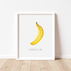 Wall art Banana "Undress me"