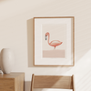 Safari print "Pink Flamingo"